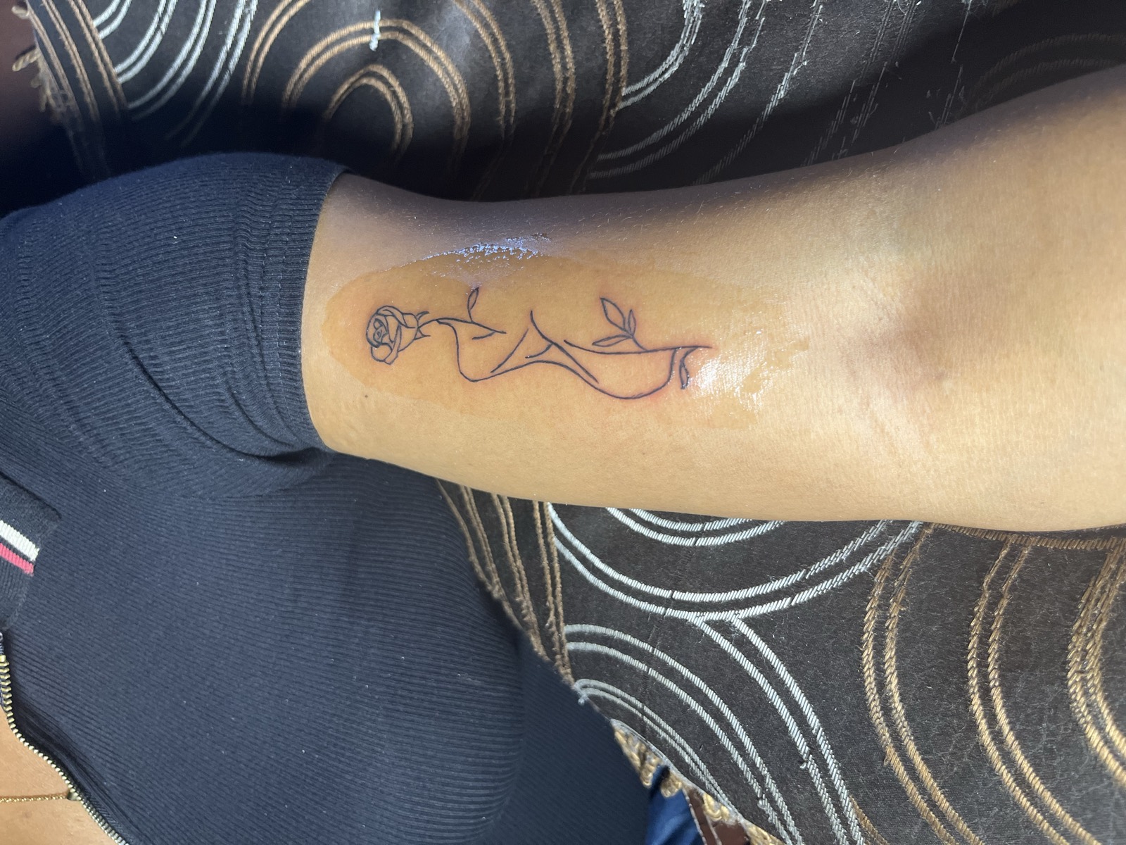 Minimal tattoo work by Gina