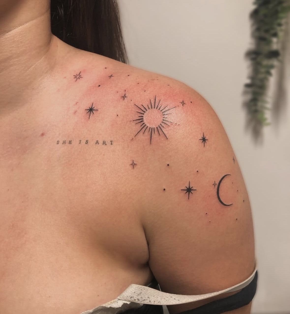 Feminine script tattoo
